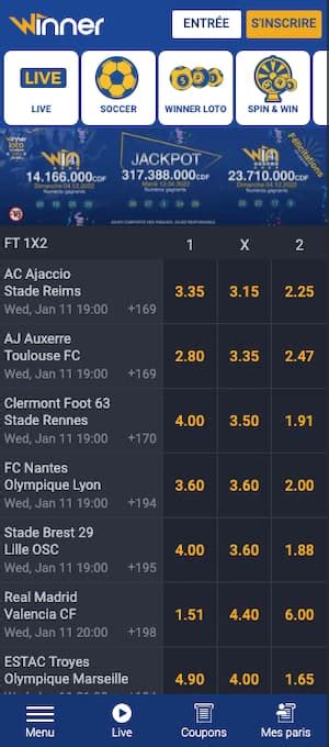 winner bet gratuit.